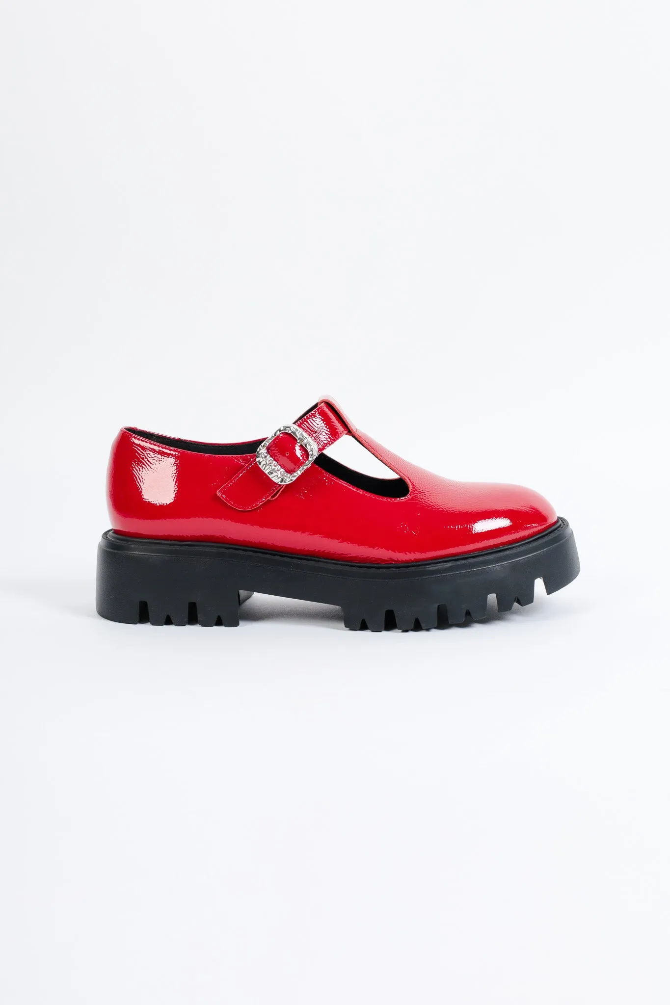SALOME RED EXTRA LIGHT TBAR SHOES