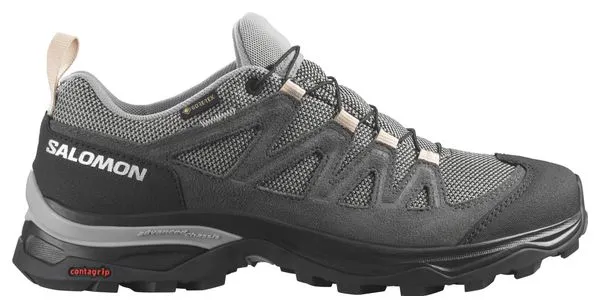Salomon Salomon X Ward Leather GTX Zapatillas de montaña para mujer Gris