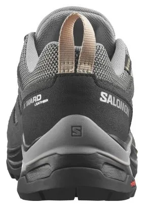 Salomon Salomon X Ward Leather GTX Zapatillas de montaña para mujer Gris