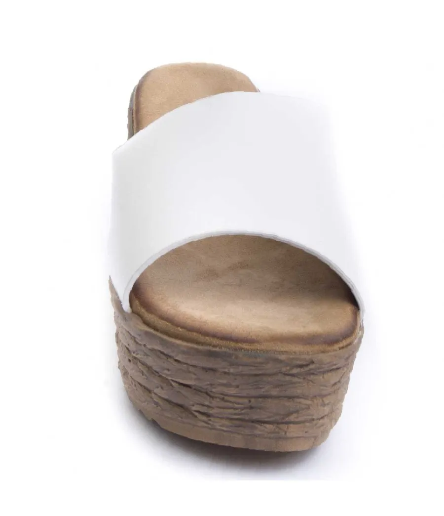 Sandalia Cómoda Para Mujer.  Montevita  Wedsun4  83254 Blanco