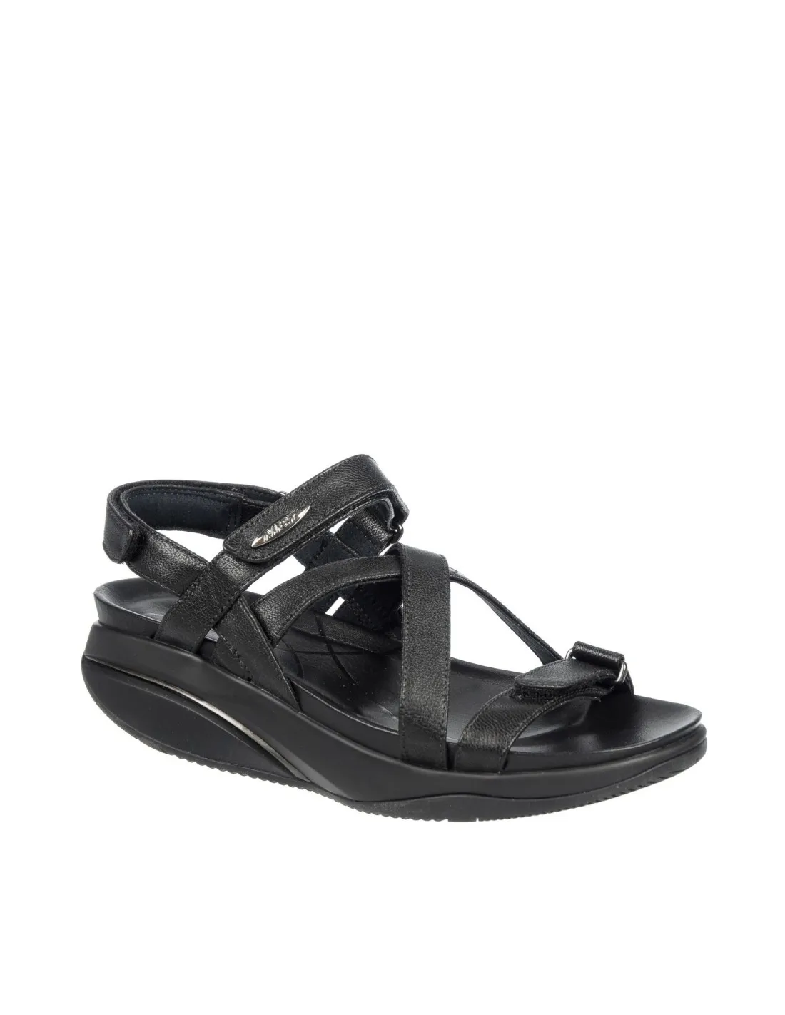 Sandalia de piel MBT para mujer suela curva MBT