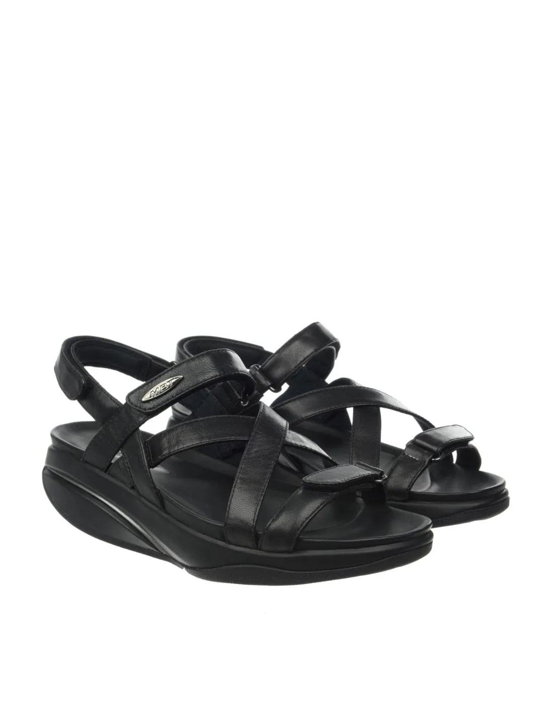 Sandalia de piel MBT para mujer suela curva MBT