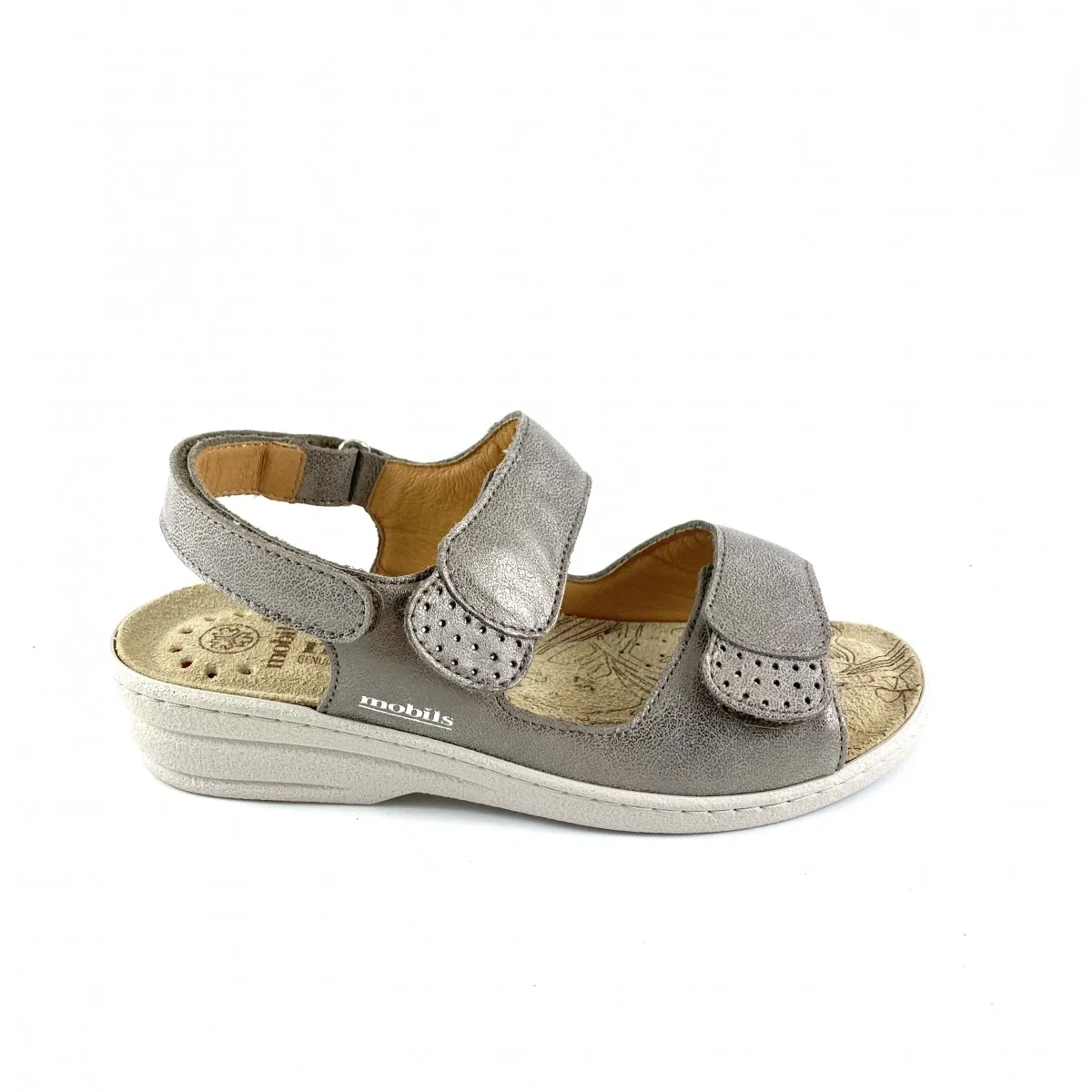 Sandalia Mujer Ancho Especial Mobils By Mephisto, Taupe Roselie