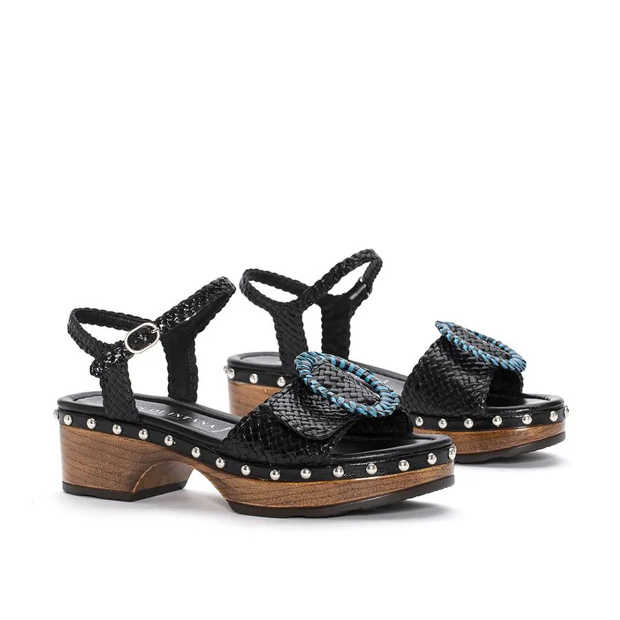 SANDALIA TACON SABINA NEGRO
