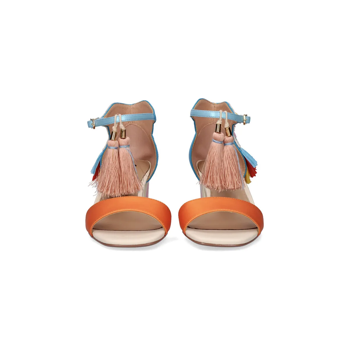 SANDALIA TACÓN BAJO LUISA277 AQUA