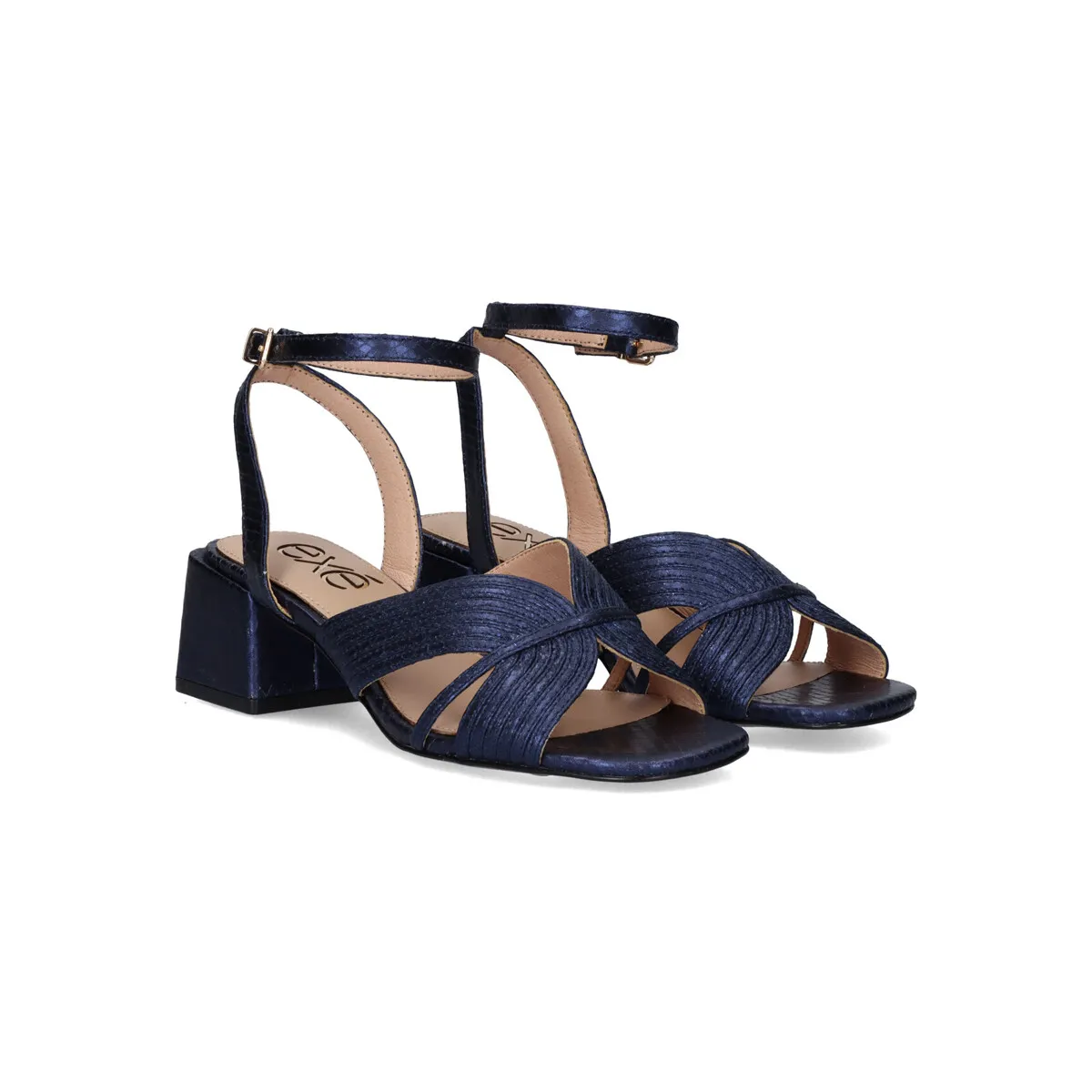 SANDALIA TACÓN BAJO SIDNEY621 BLUE
