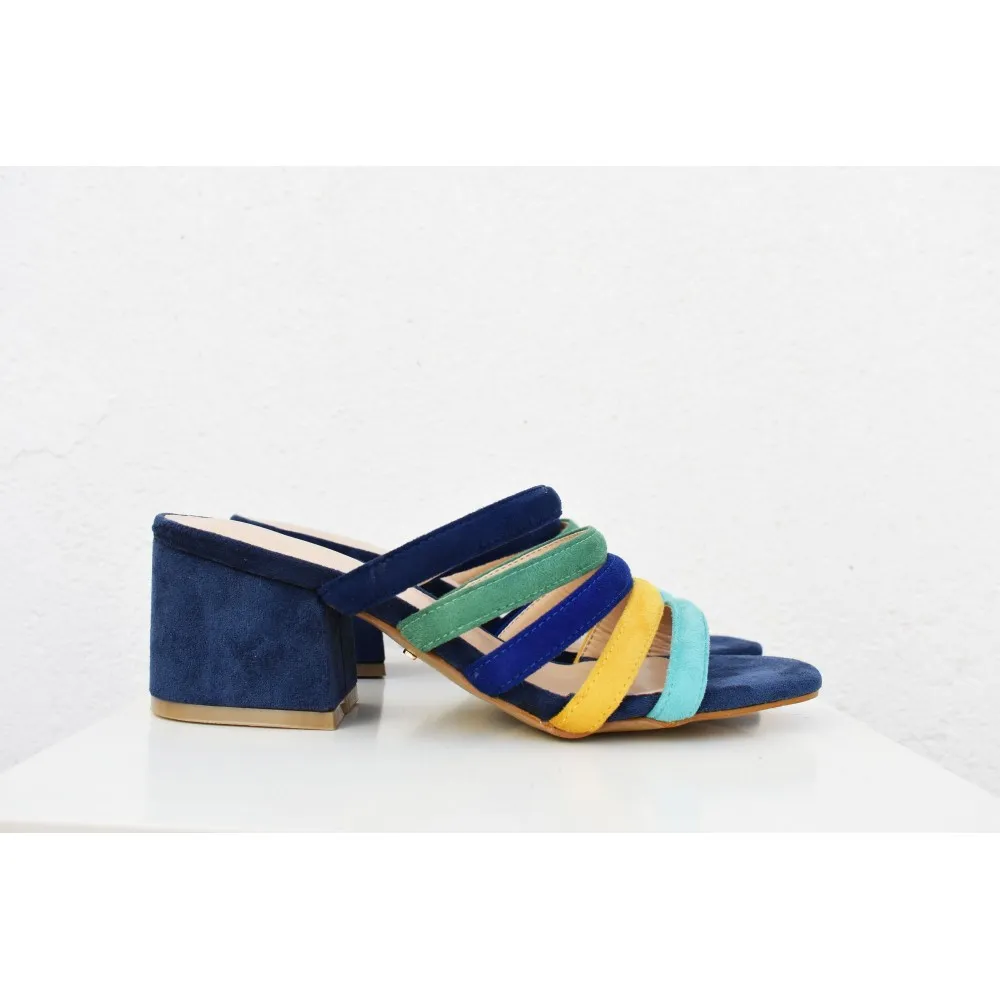 Sandalia tacón bajo LAYLA MULTI DANGELA 15720