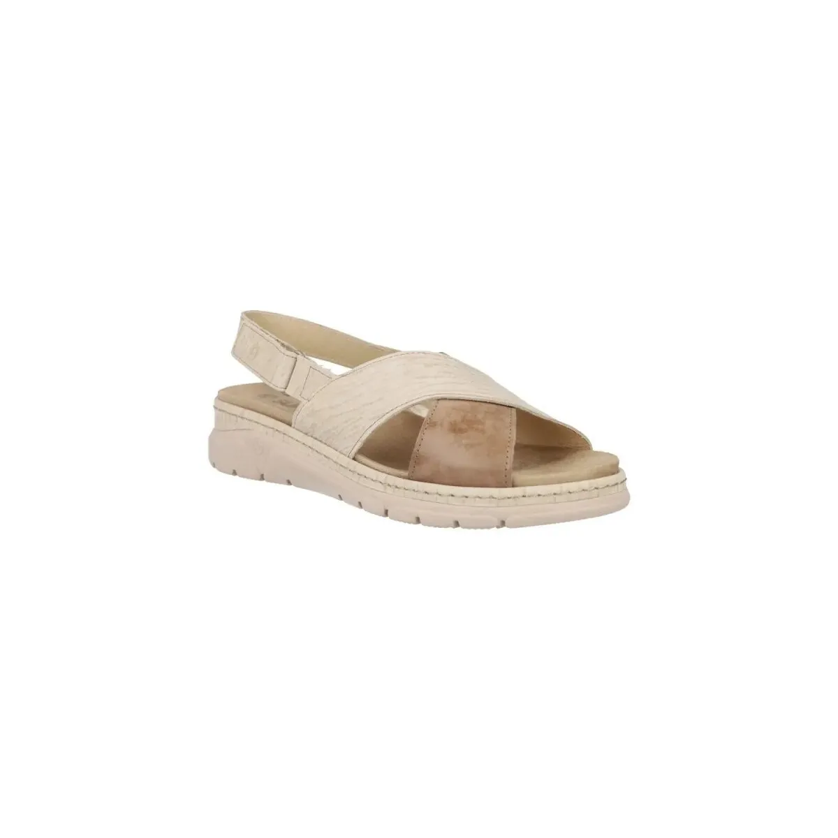SANDALIAS CON CUñA PARA MUJER  3355  PLANTILLA EXTRAíBLE