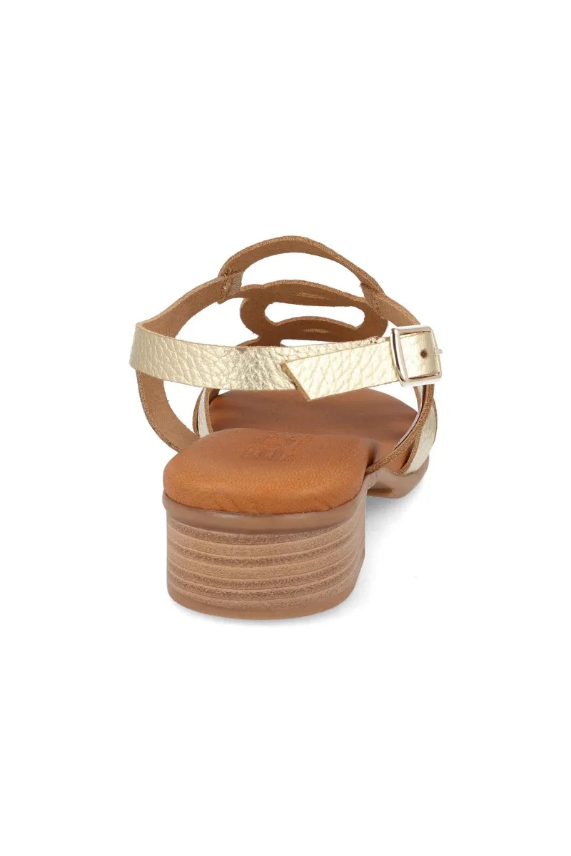 Sandalias con tacon bajo bda 1388P