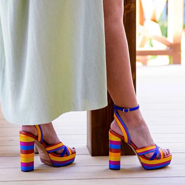 sandalias con tacon