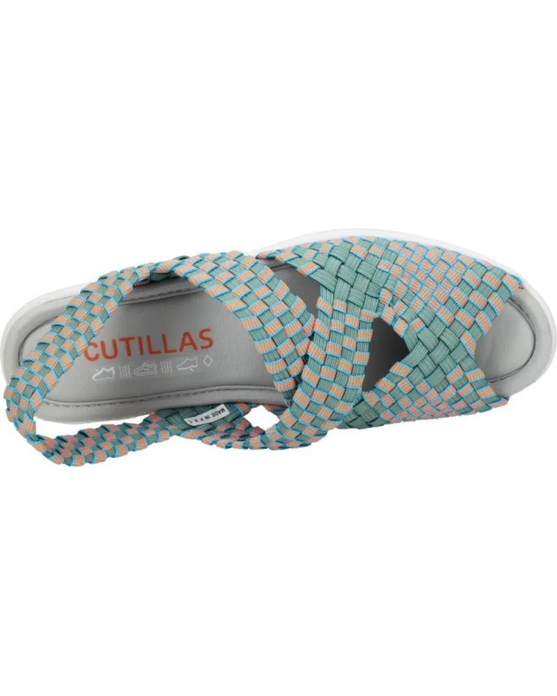 Sandalias D`CUTILLAS  de Mujer DOCTOR CUTILLAS MODELO 13 410  VERDE