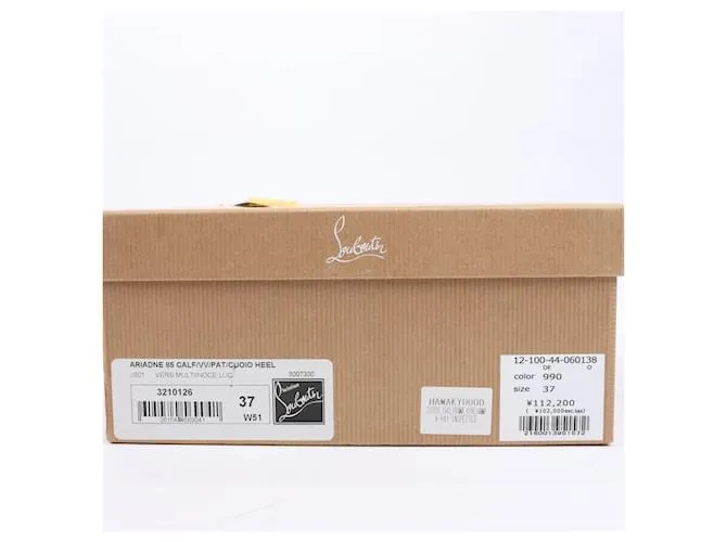 Sandalias de cuero y ante ARIADNE Christian Louboutin 37 Multicolor 