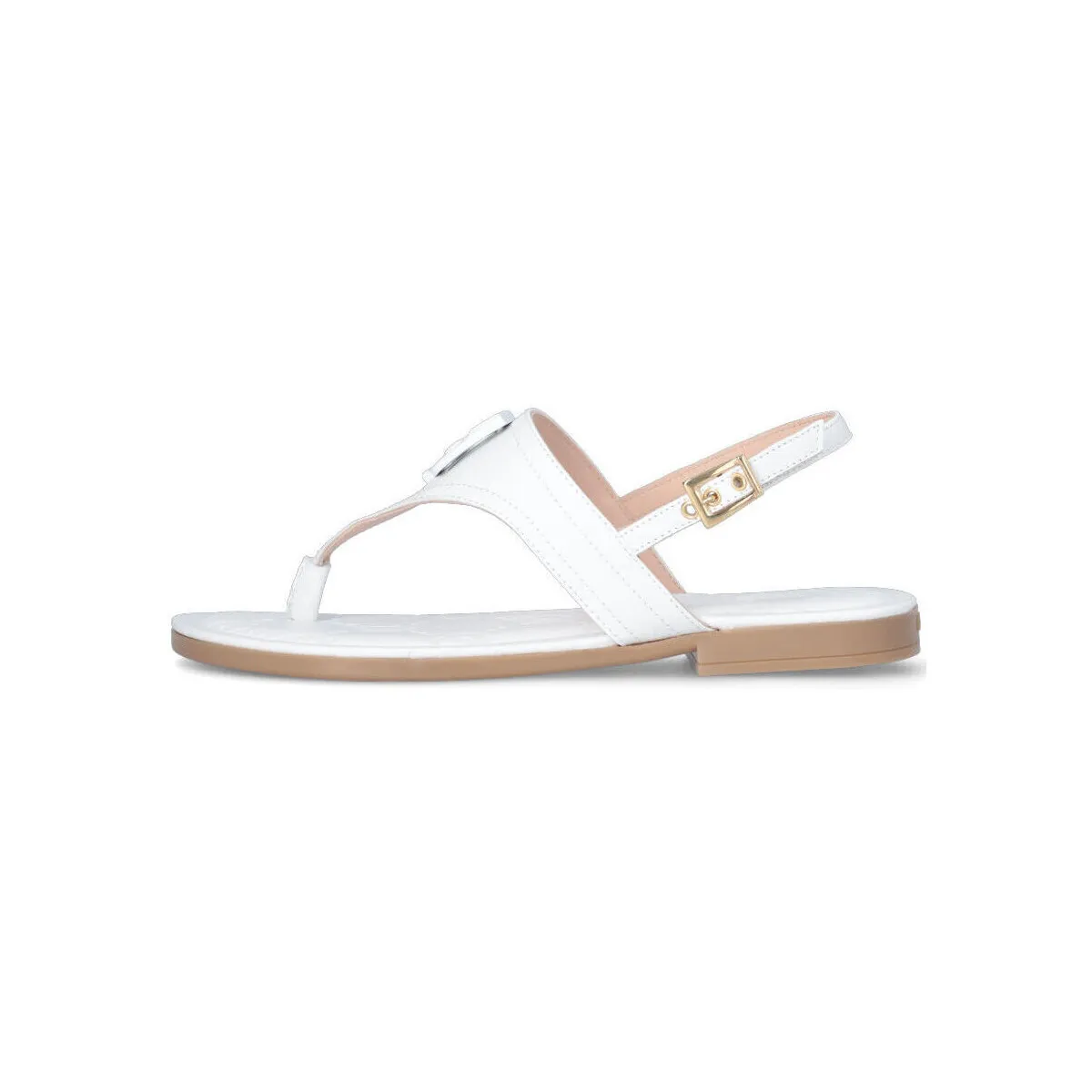 Sandalias de dedo de piel