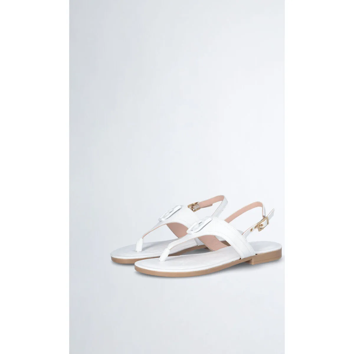 Sandalias de dedo de piel
