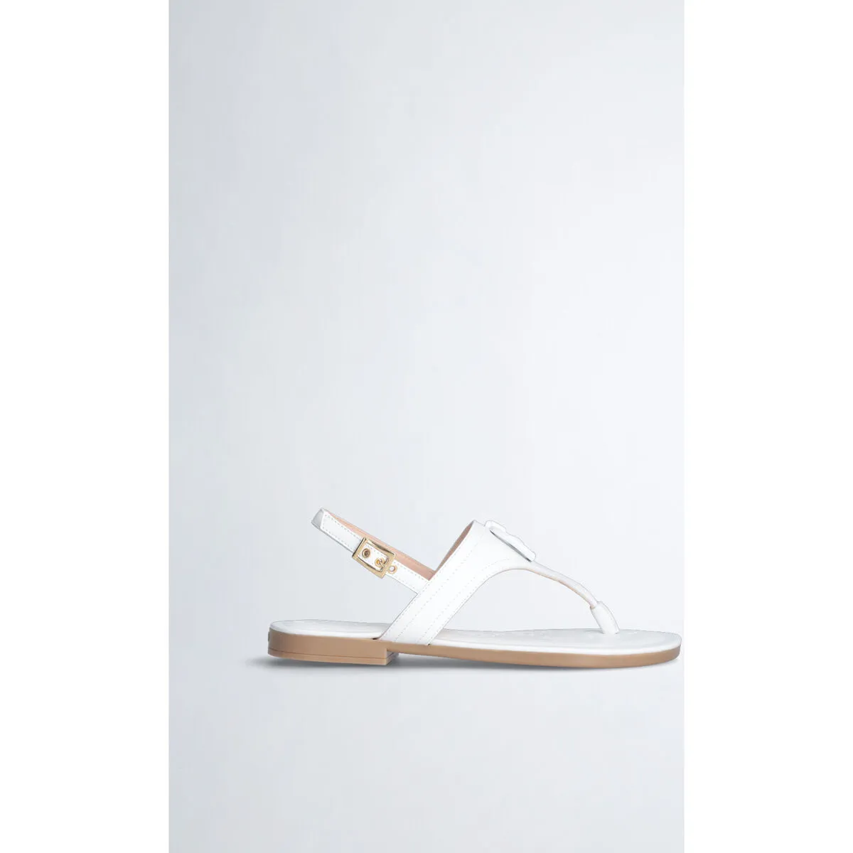 Sandalias de dedo de piel
