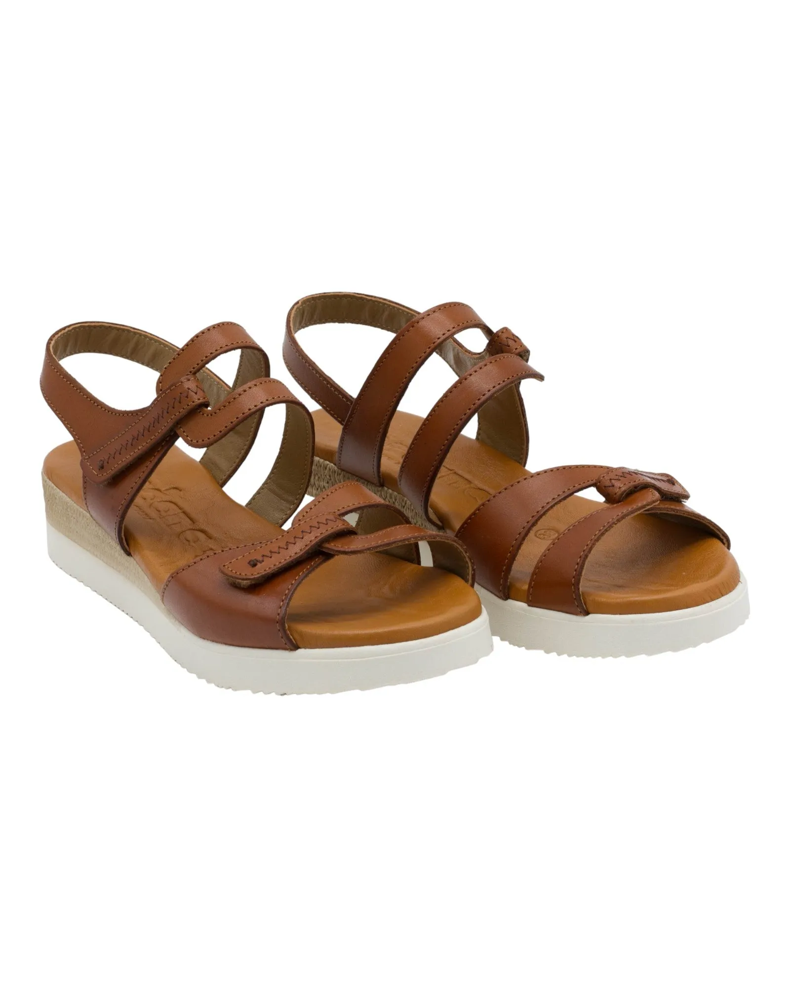 SANDALIAS DE MUJER JORDANA 681 EN CUERO