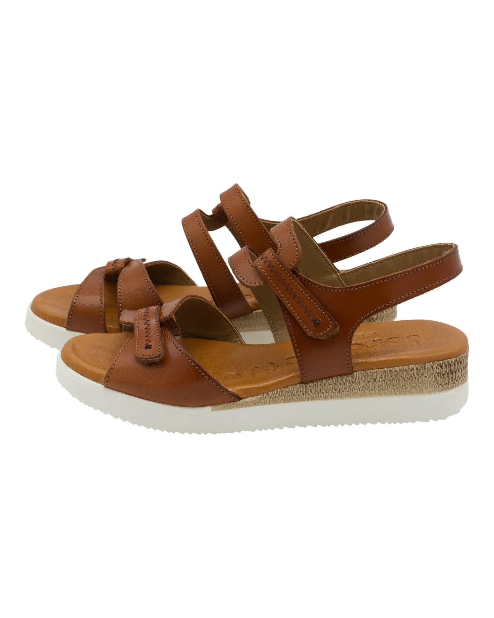 SANDALIAS DE MUJER JORDANA 681 EN CUERO