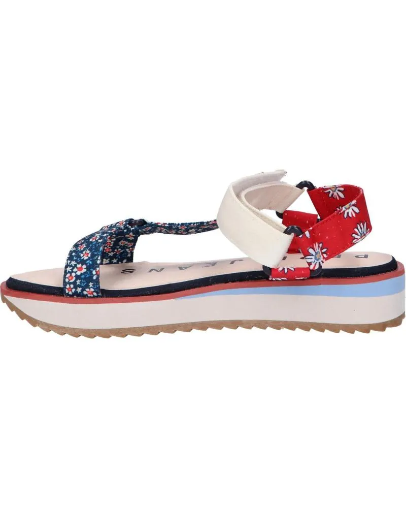 Sandalias de Mujer y Niña PEPE JEANS PGS90182 ALEXA FLOWERS 595NAVY