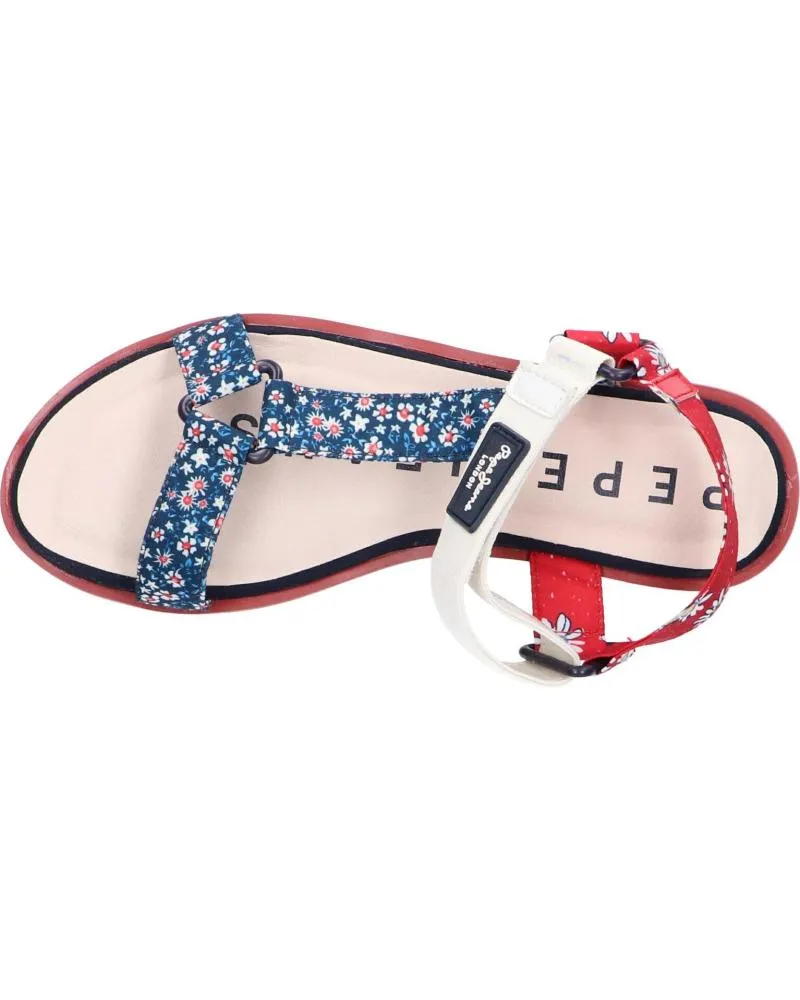 Sandalias de Mujer y Niña PEPE JEANS PGS90182 ALEXA FLOWERS 595NAVY