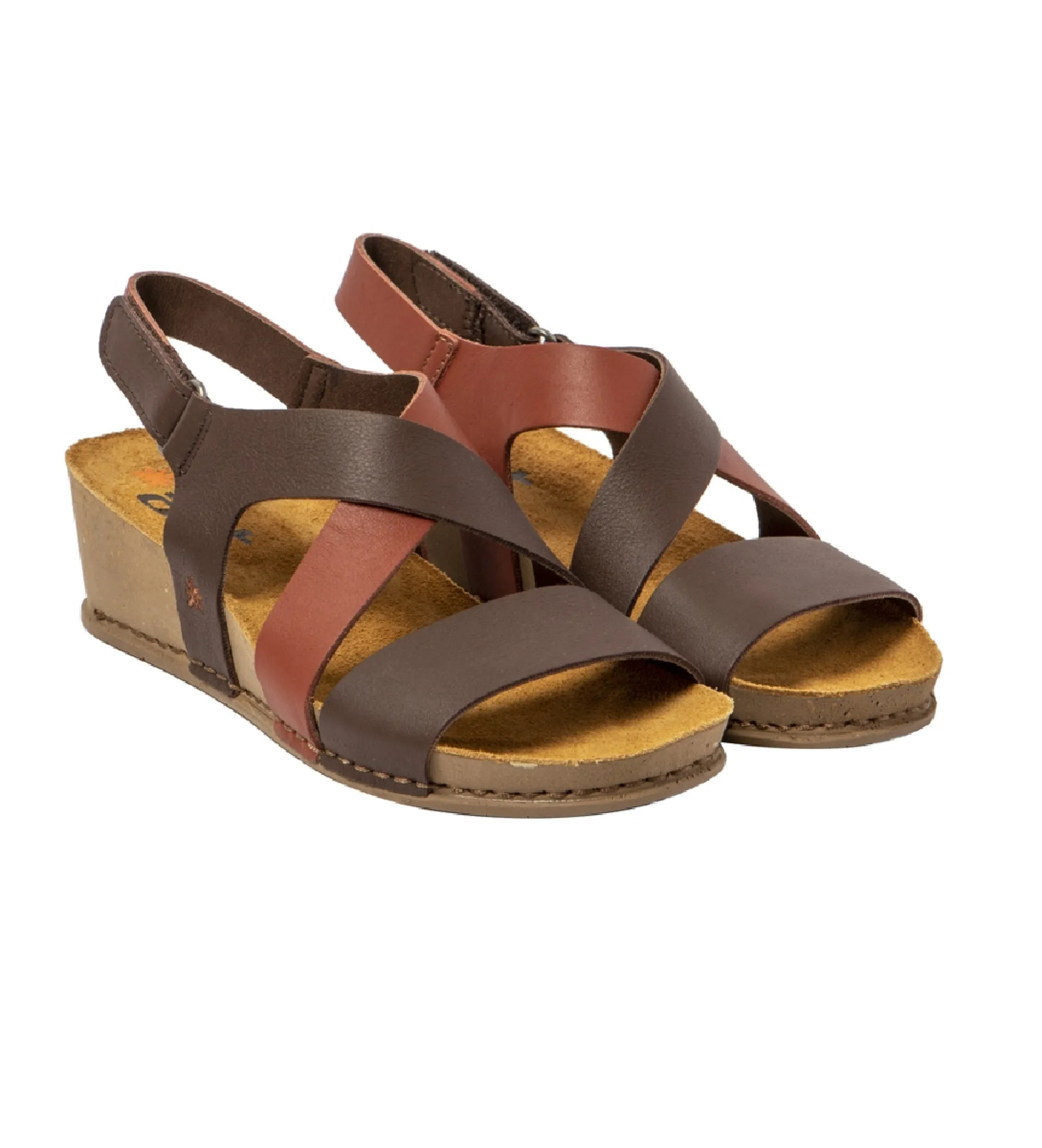 Sandalias de piel 1933 marrón