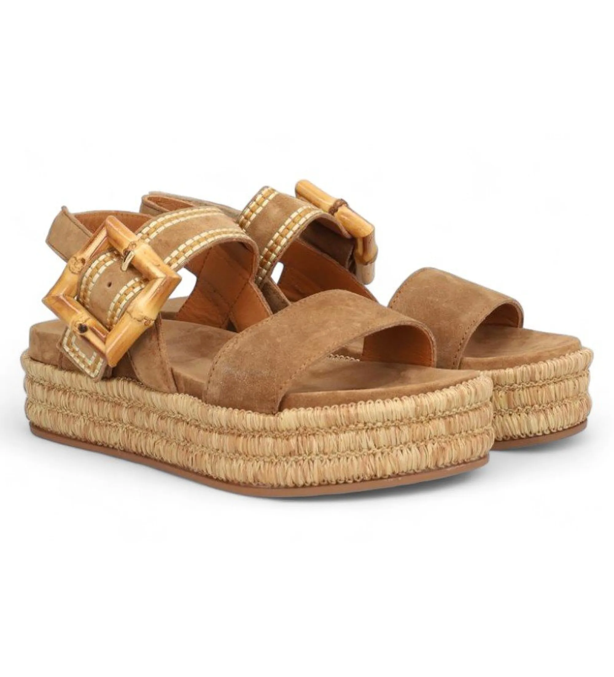 Sandalias de piel Bali marrón