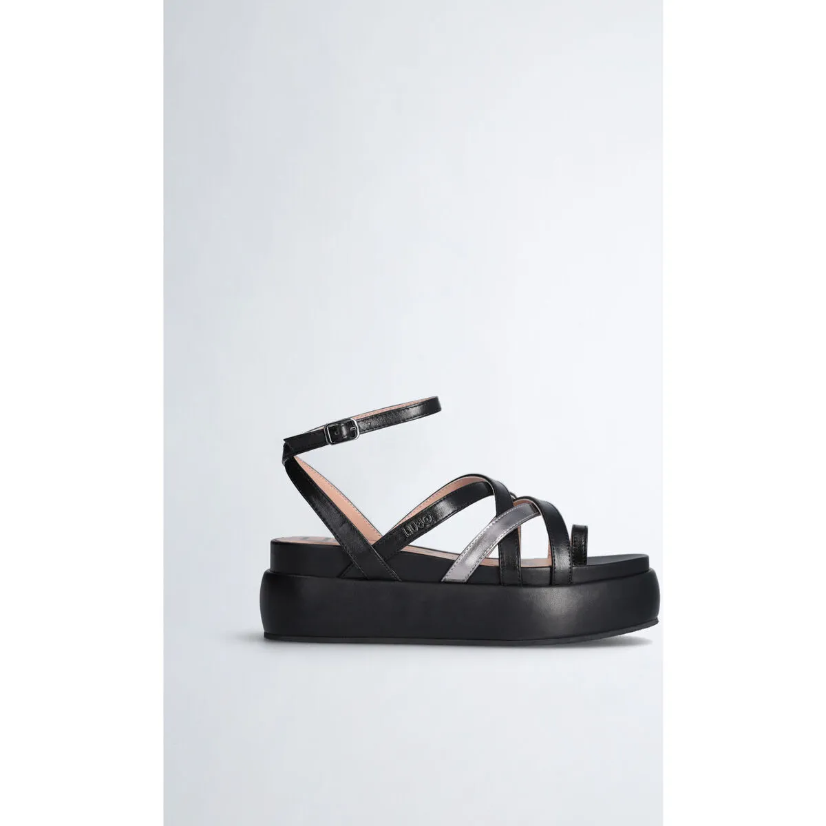 Sandalias de piel con plataforma