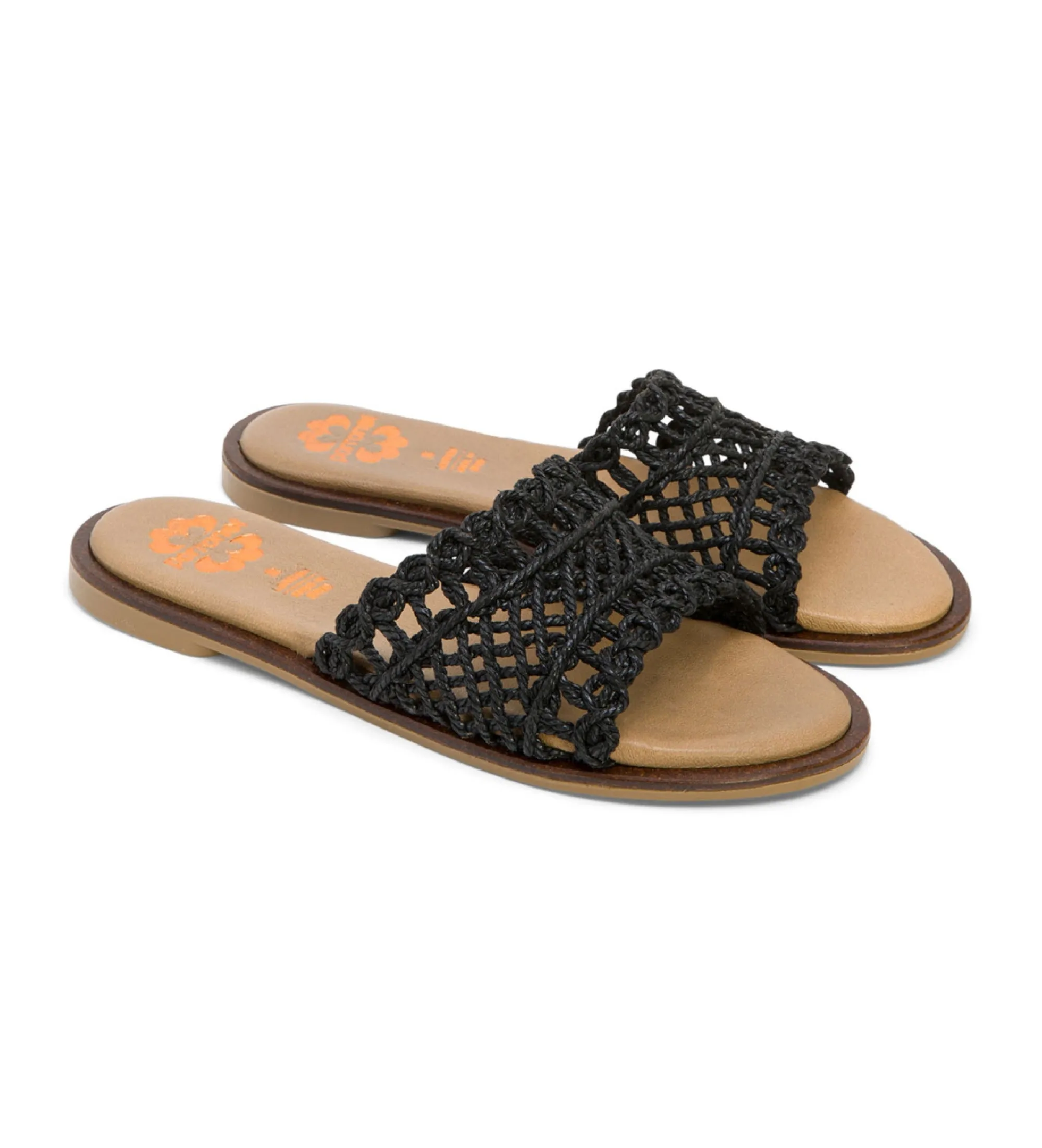 Sandalias de piel Cora negro