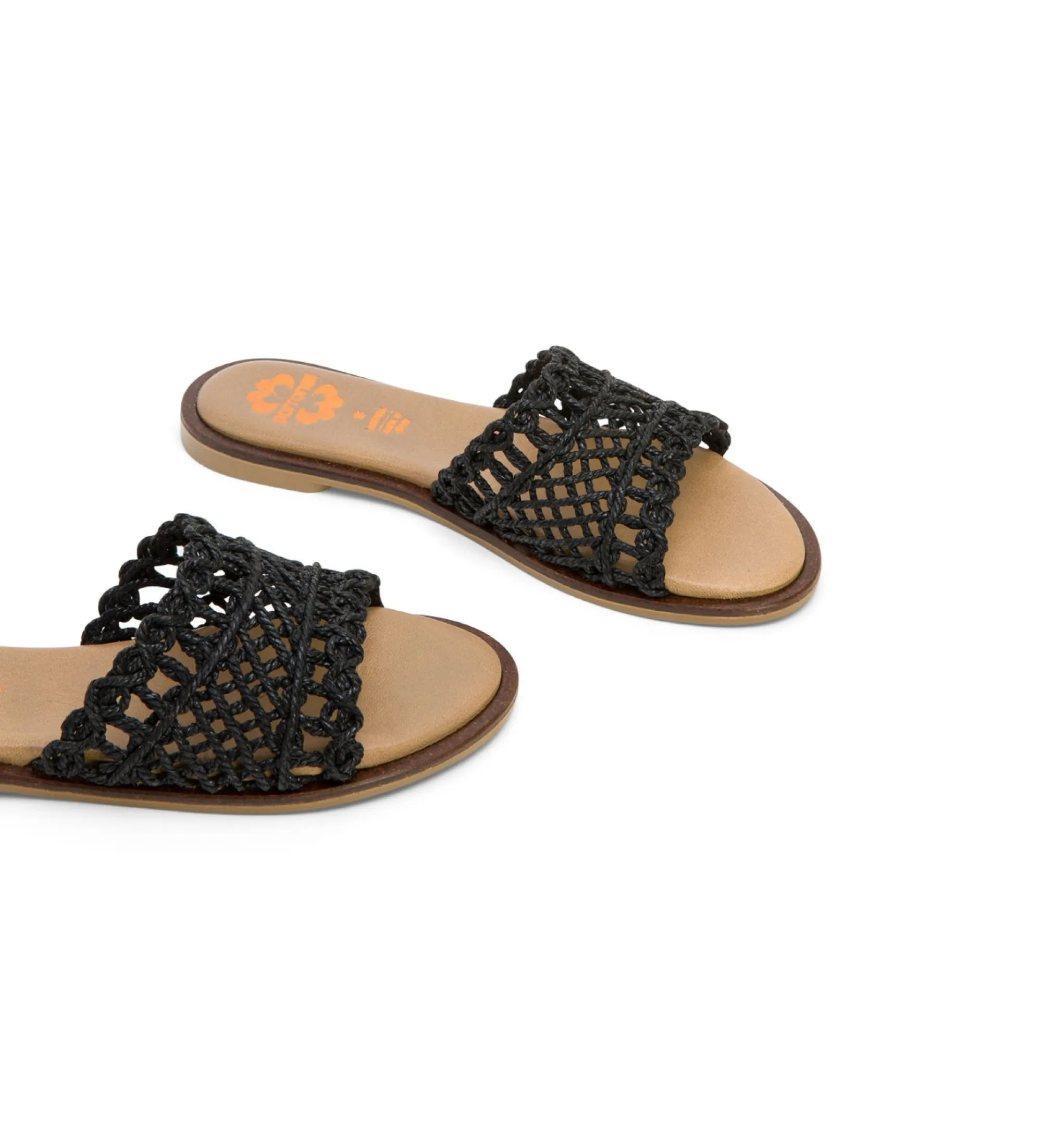 Sandalias de piel Cora negro