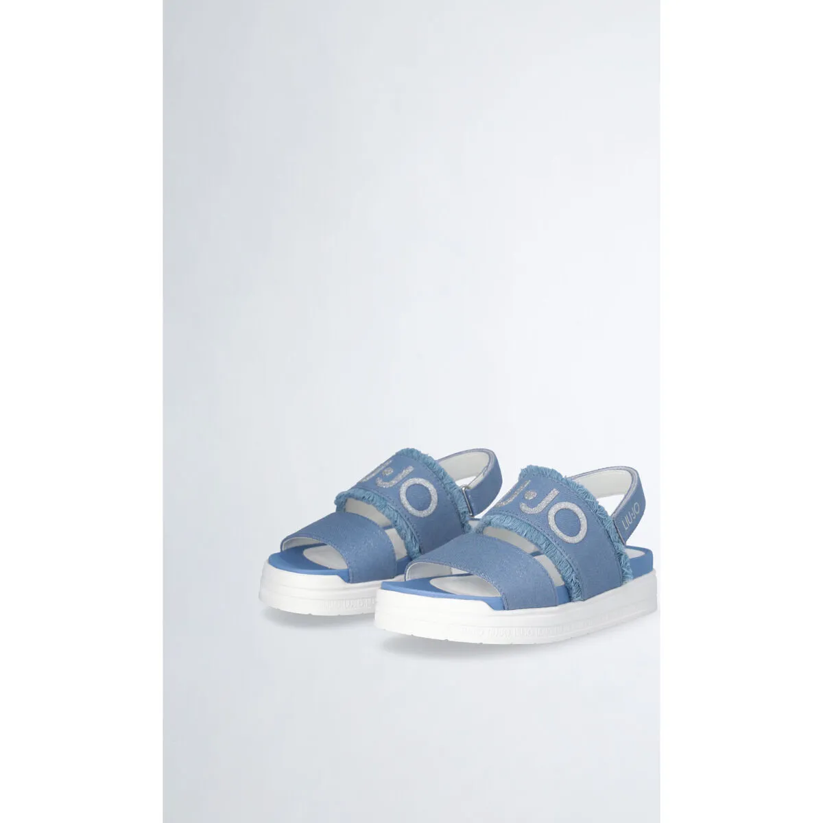 Sandalias denim para niña