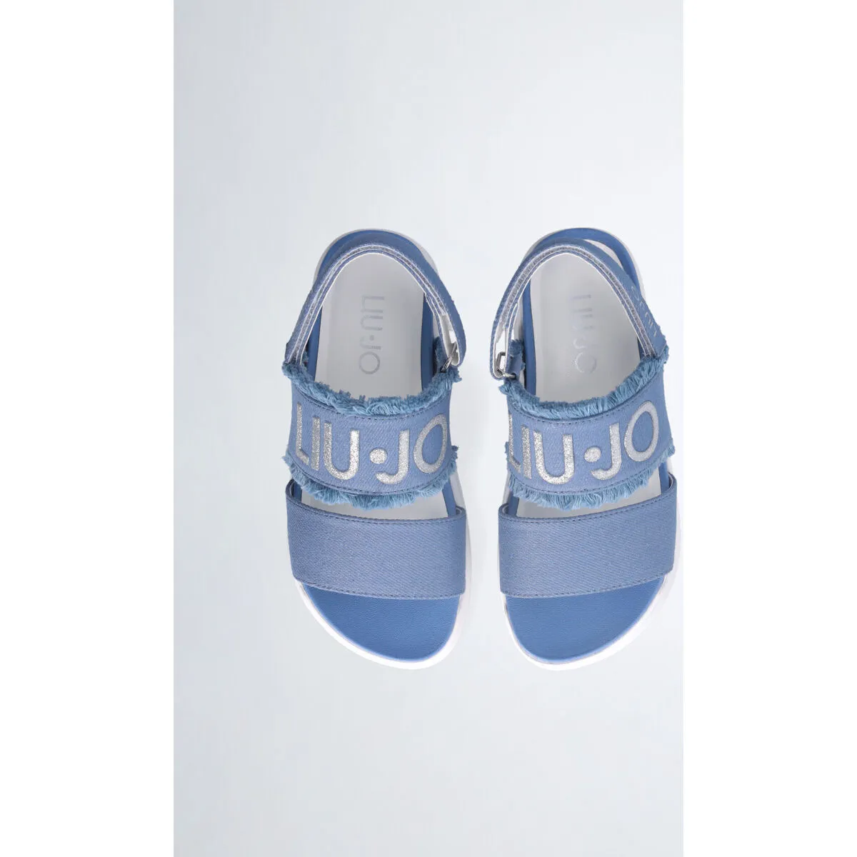 Sandalias denim para niña