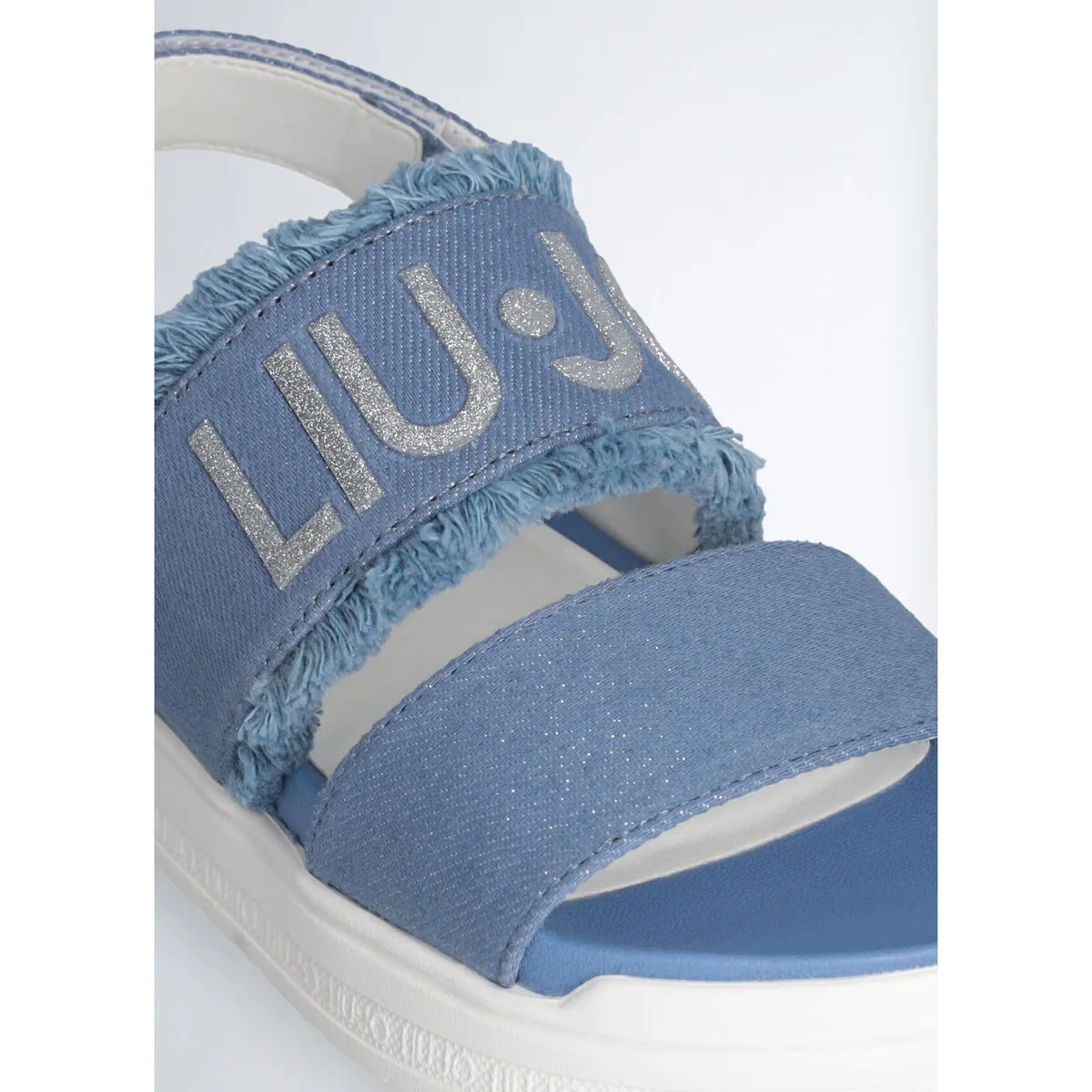 Sandalias denim para niña