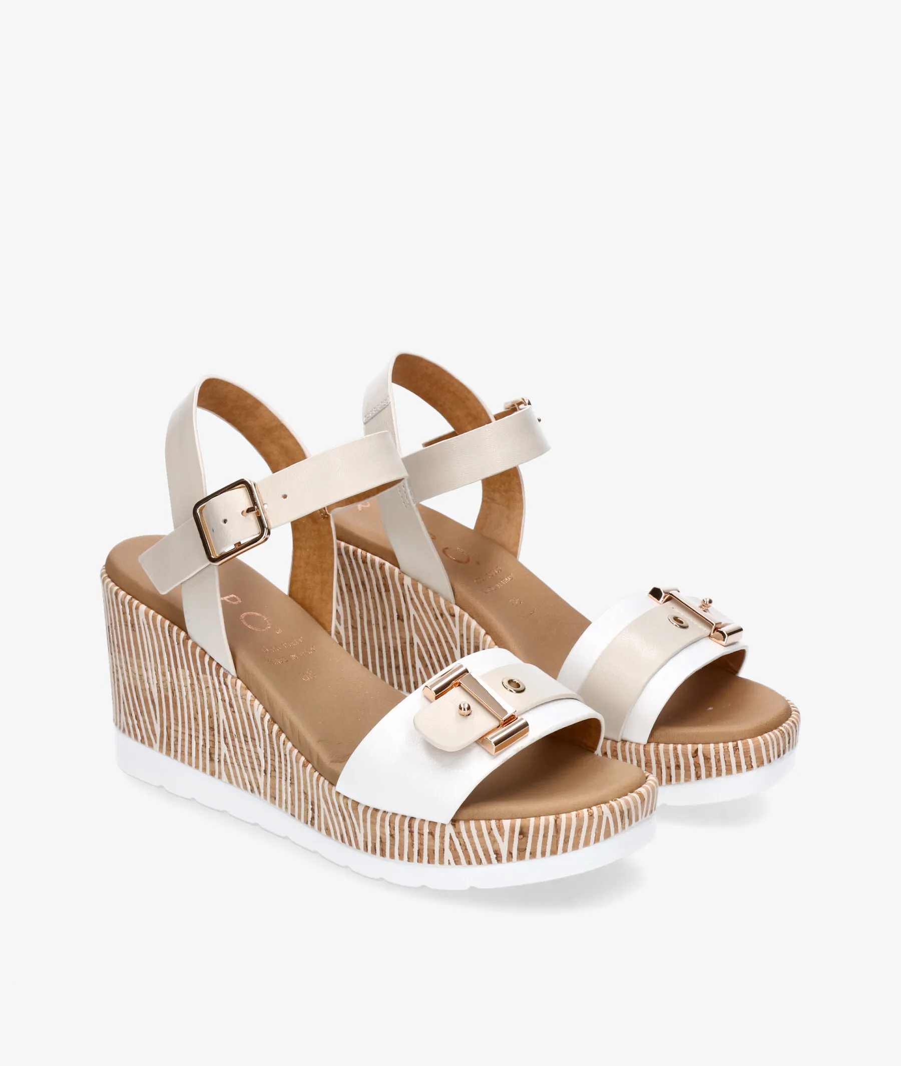 Sandalias pabloochoa.shoes  51221 en blanco