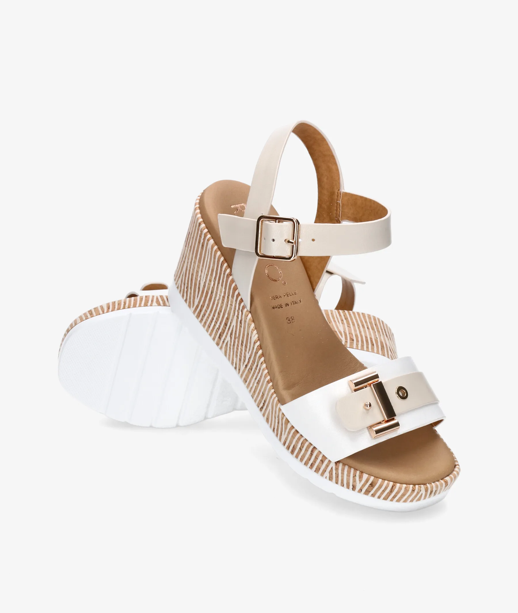 Sandalias pabloochoa.shoes  51221 en blanco