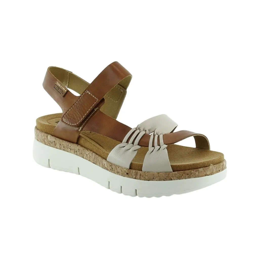 SANDALIAS PIKOLINOS PALMA BLANCOMARRóN