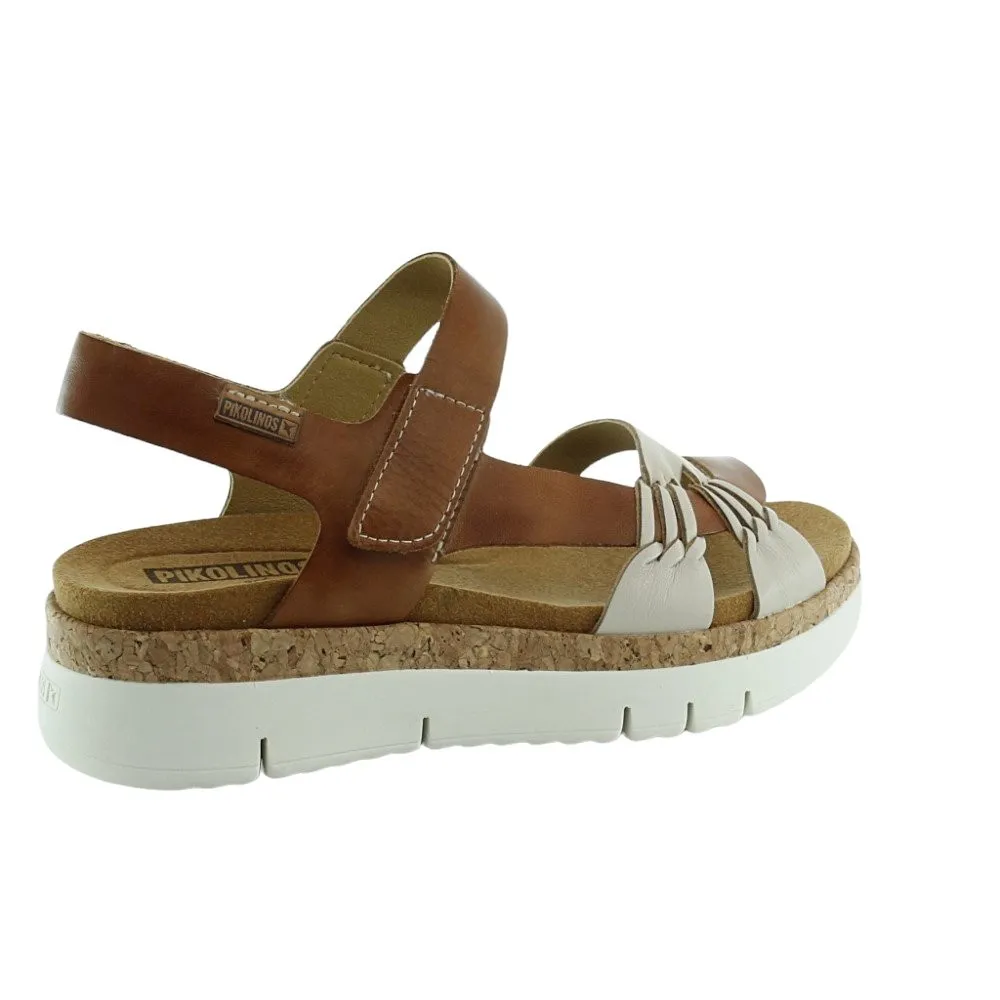 SANDALIAS PIKOLINOS PALMA BLANCOMARRóN