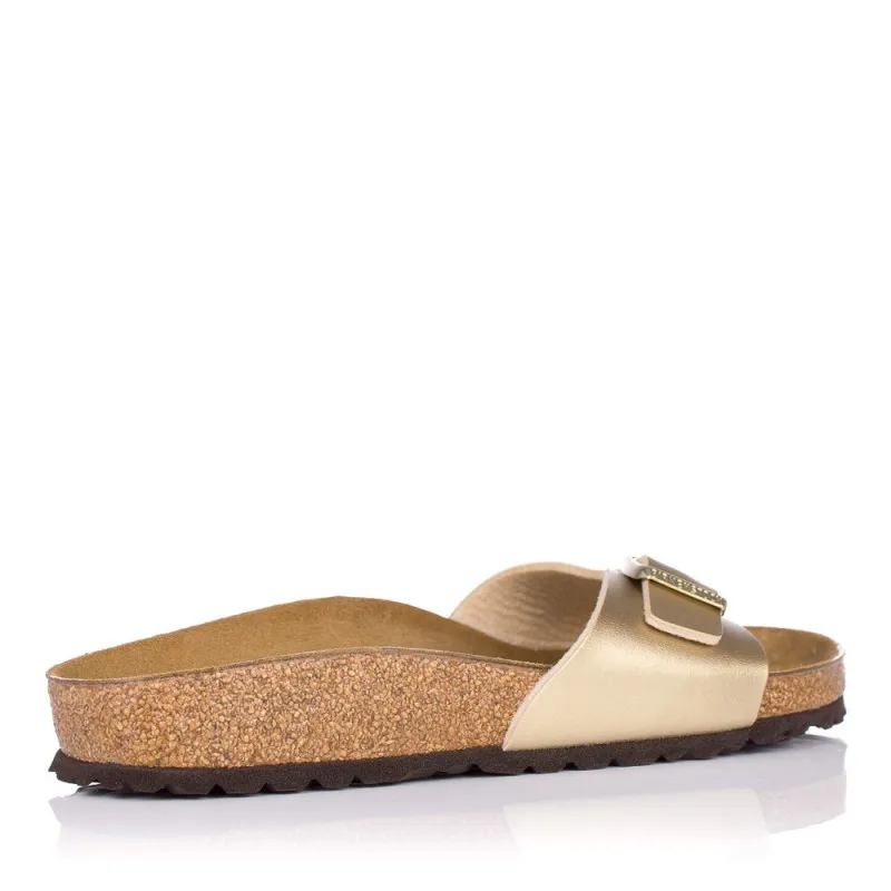 Sandalias Planas Birkenstock Madrid Mujer Oro