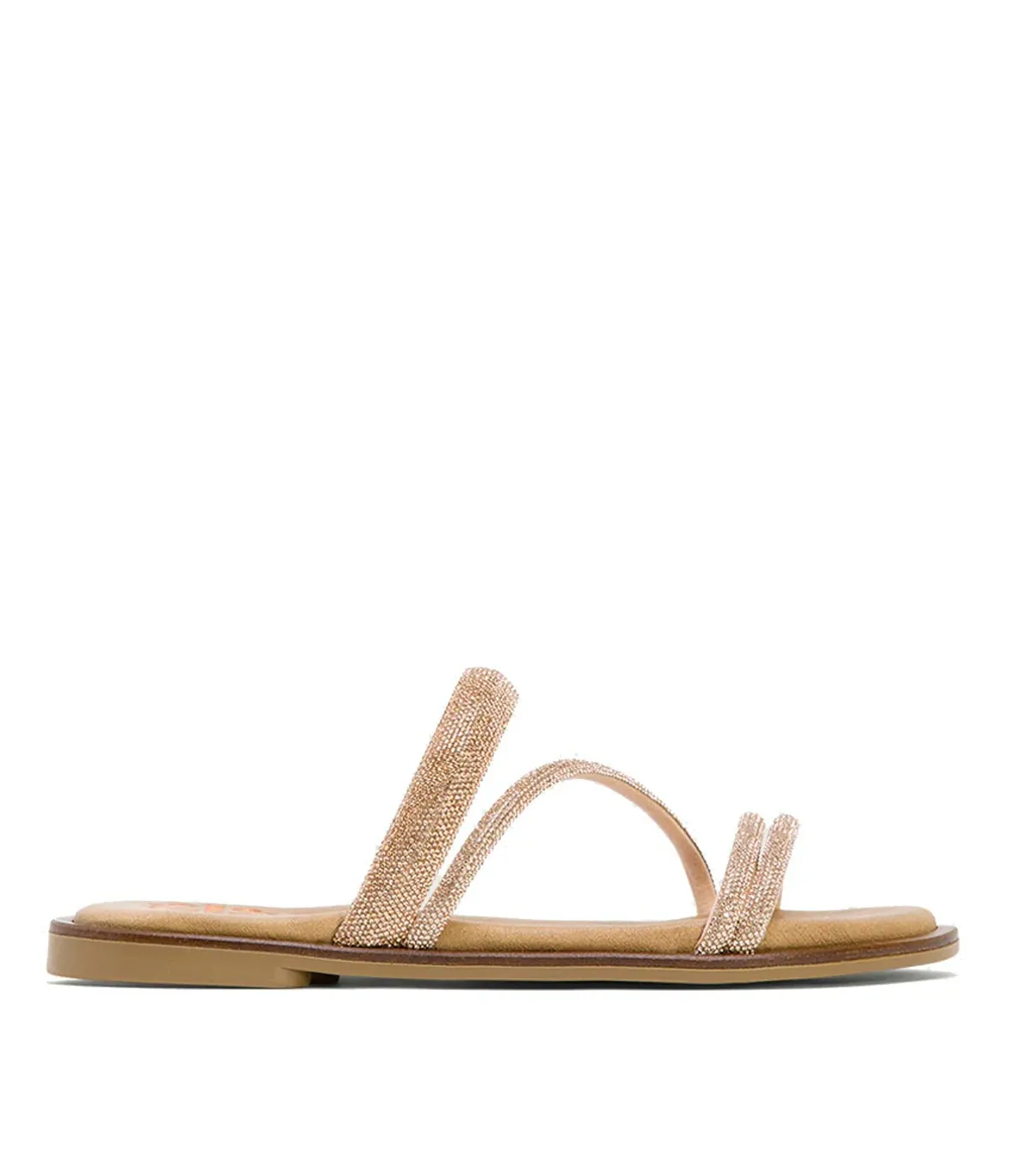 SANDALIAS PLANAS BRILLANTES ROSE PORRONET CAITLIN 3009