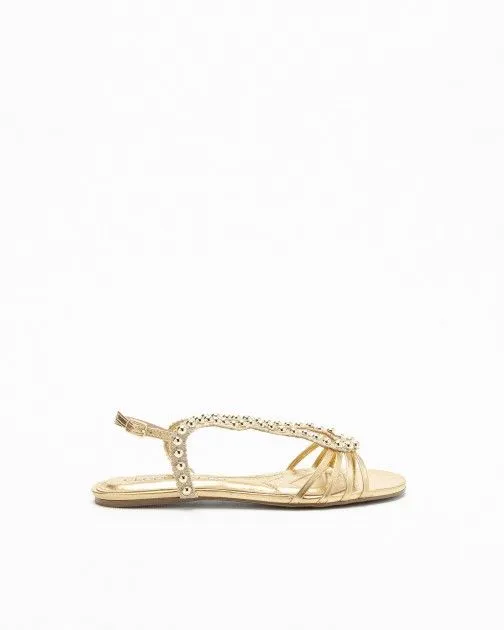 SANDALIAS PLANAS CECCONELLO 22270316 DORADO