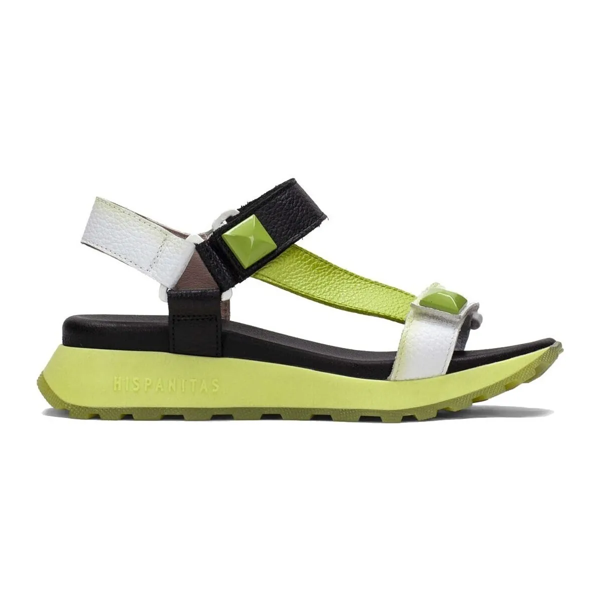 SANDALIAS PLANAS CON VELCRO BLANCO  MAUI CHV243311