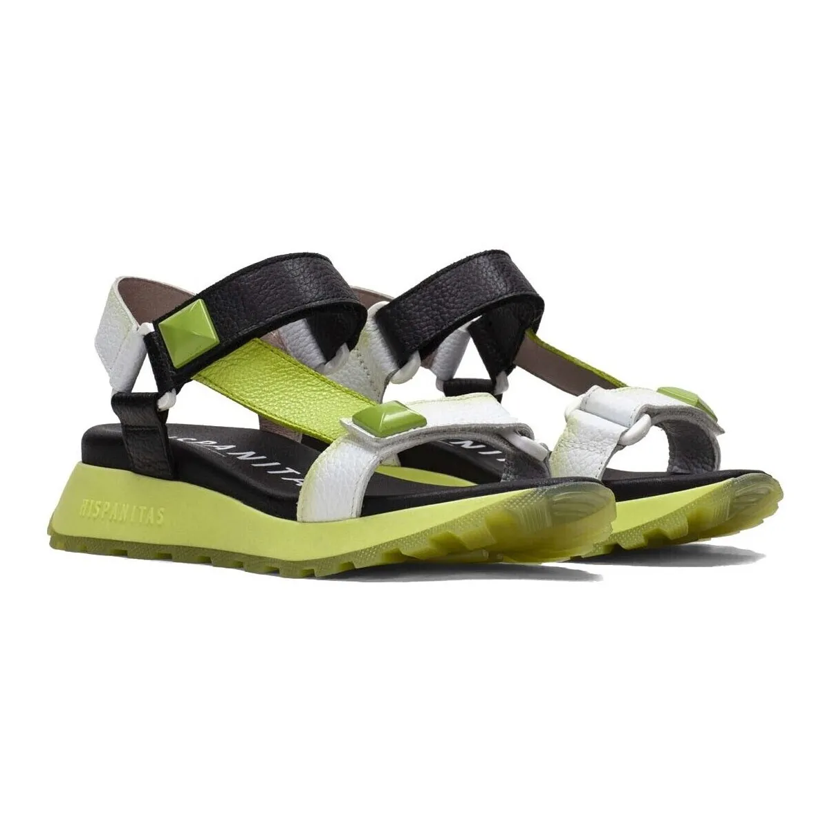 SANDALIAS PLANAS CON VELCRO BLANCO  MAUI CHV243311