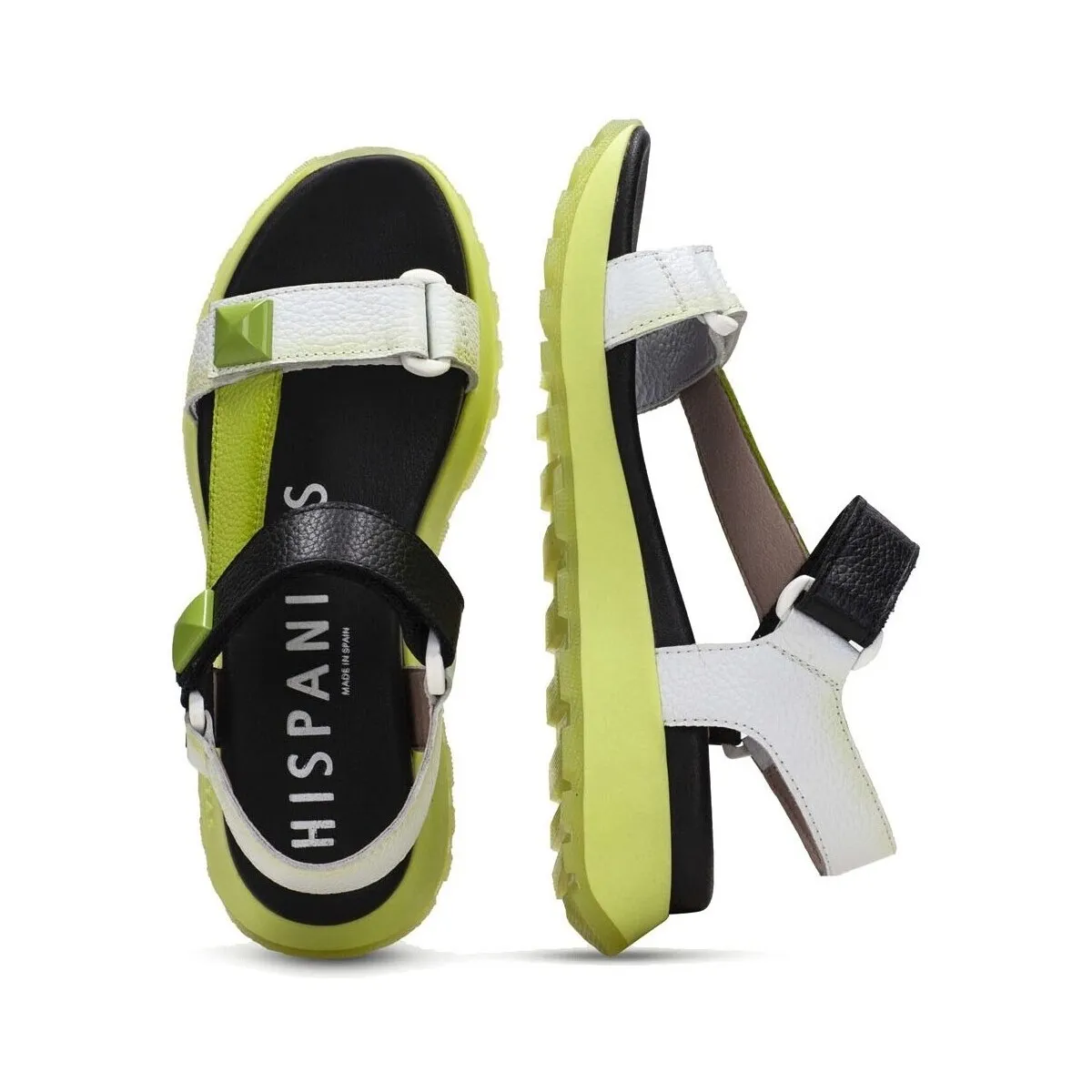 SANDALIAS PLANAS CON VELCRO BLANCO  MAUI CHV243311
