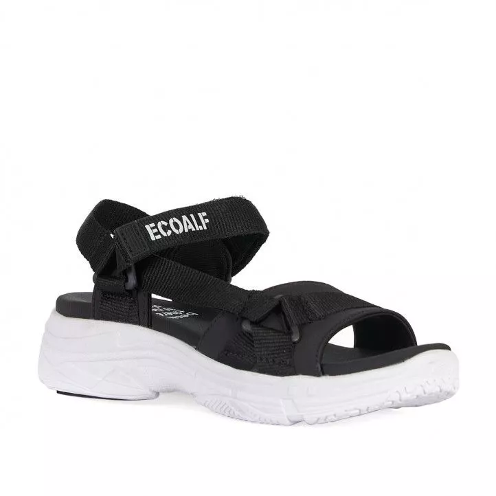 Sandalias planas ECOALF black sofia