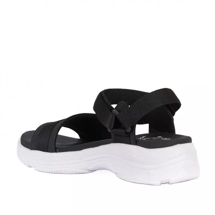 Sandalias planas ECOALF black sofia