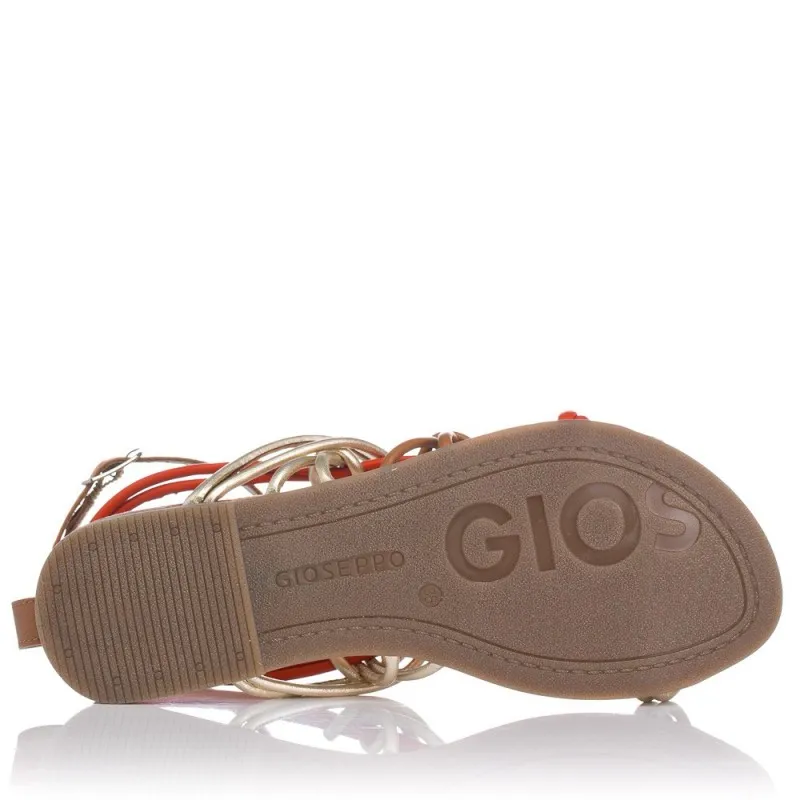 Sandalias Planas Gioseppo 69128 Mujer Naranja