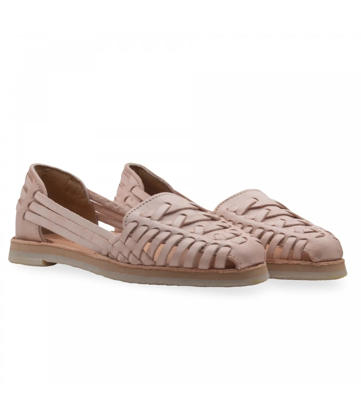 SANDALIAS PLANAS PIEL MUJER MEXAS LAPAZ