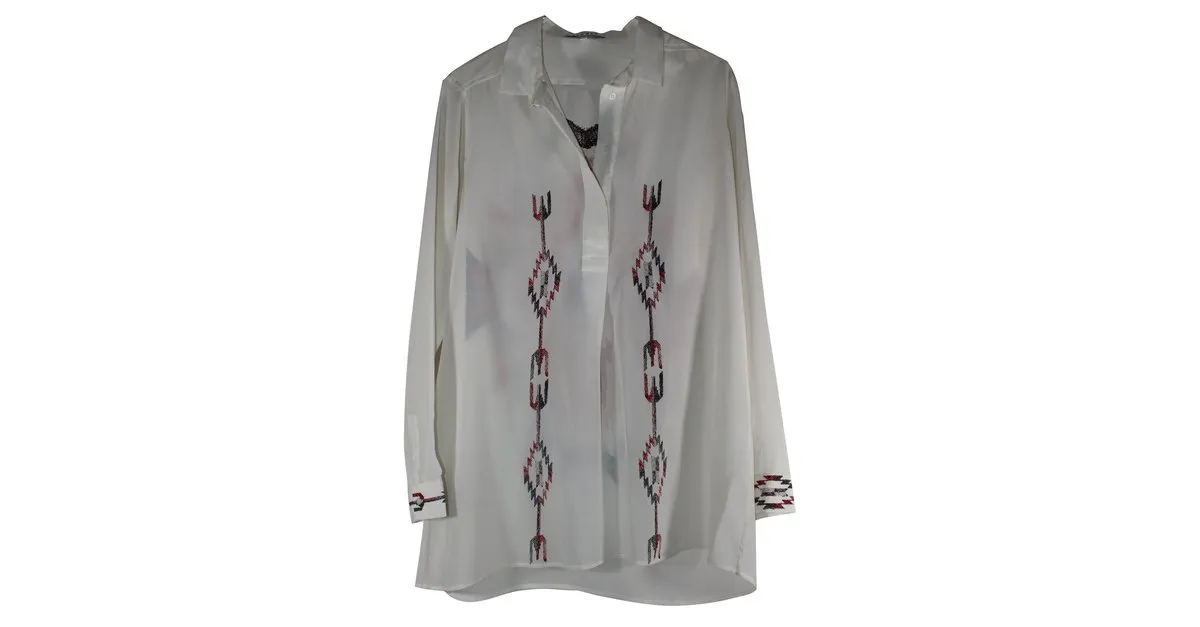Sandro Tops Blanco 