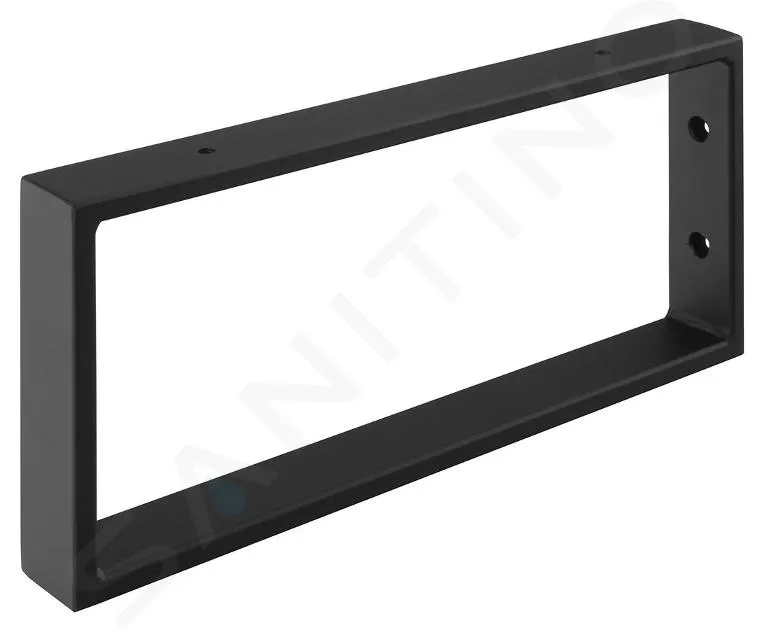 SAPHO ACCESORIOS  SOPORTE 1 UD, NEGRO MATE 30365