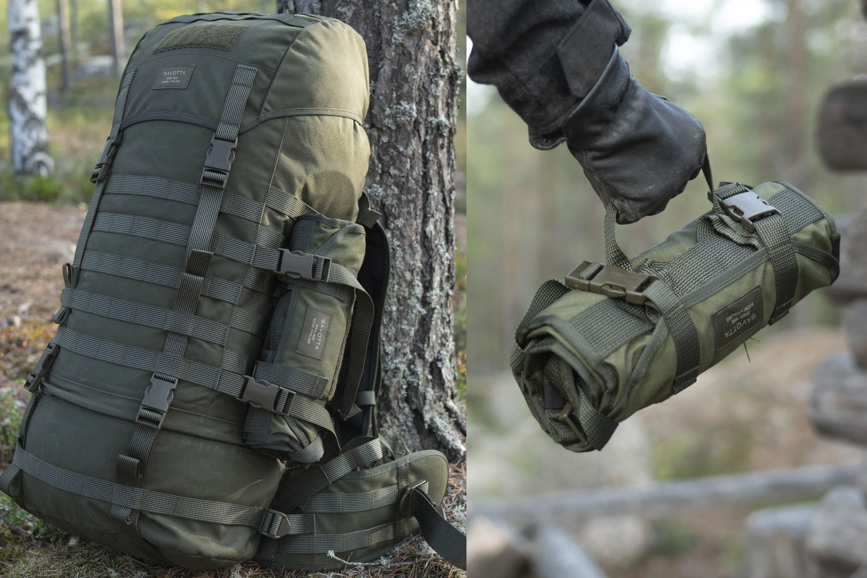 Savotta Jääkäri S mochila 102025170 Brown Cordura 1000, 20 Litros