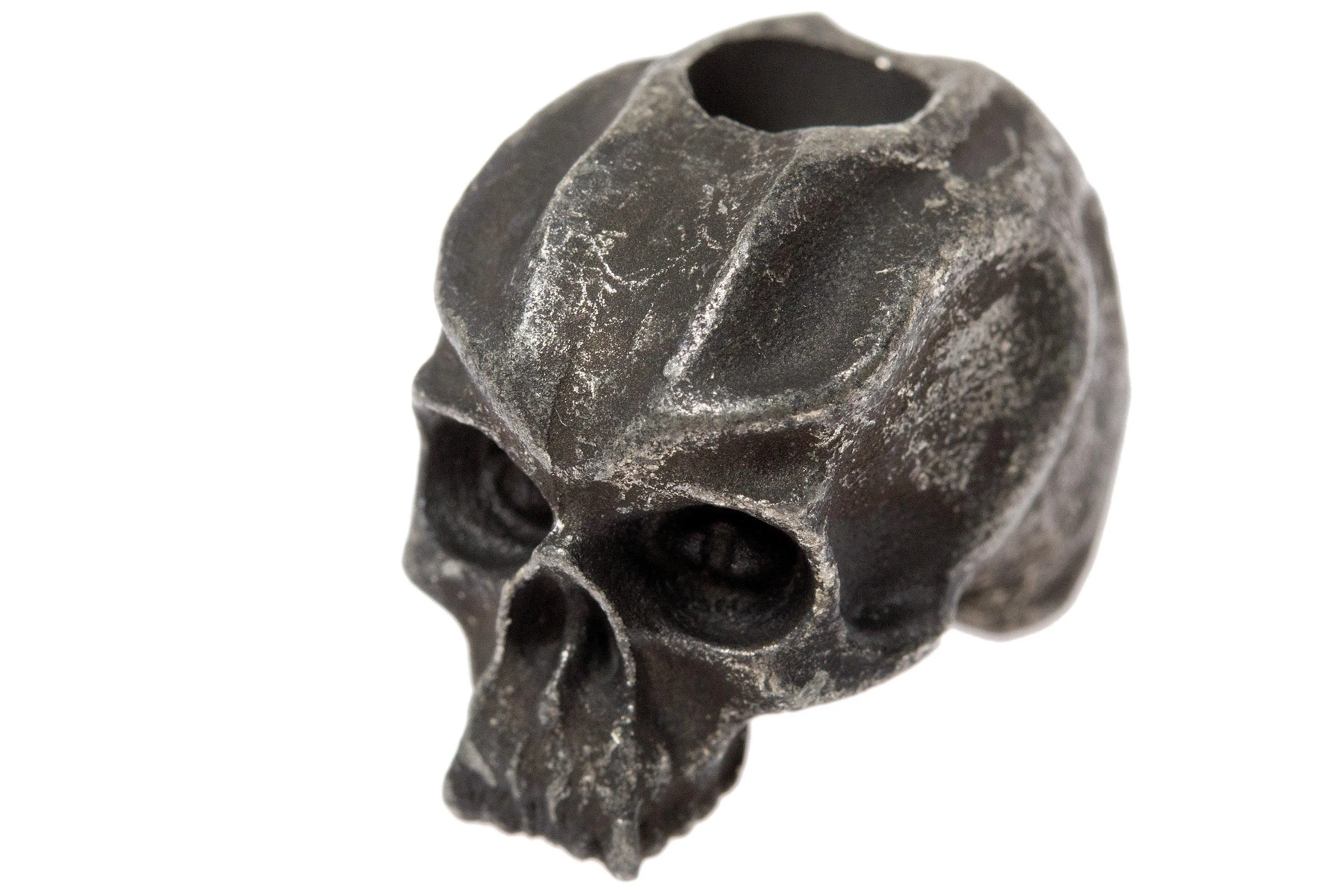 Schmuckatelli Cyber Skull abalorio Black Oxidized