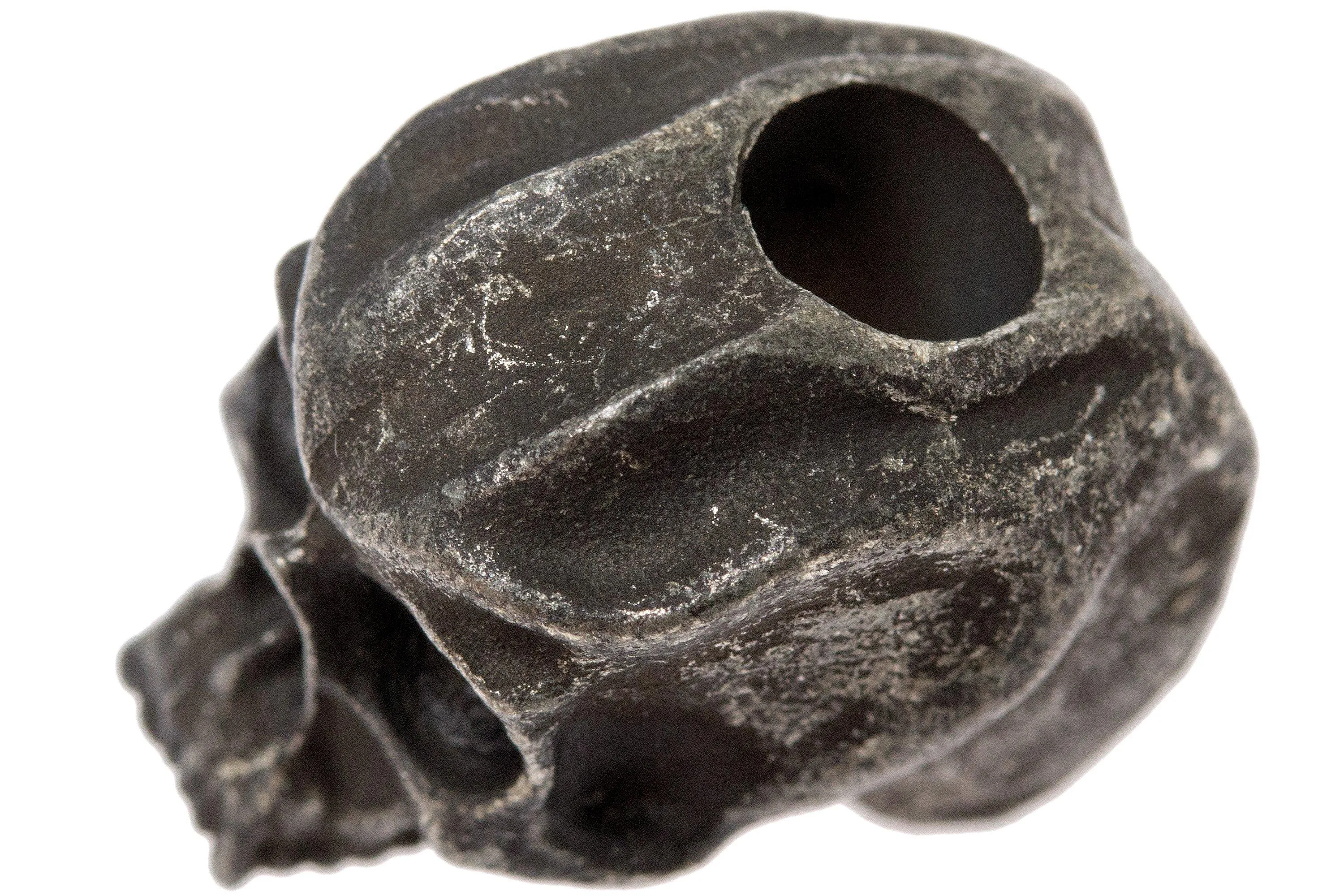 Schmuckatelli Cyber Skull abalorio Black Oxidized
